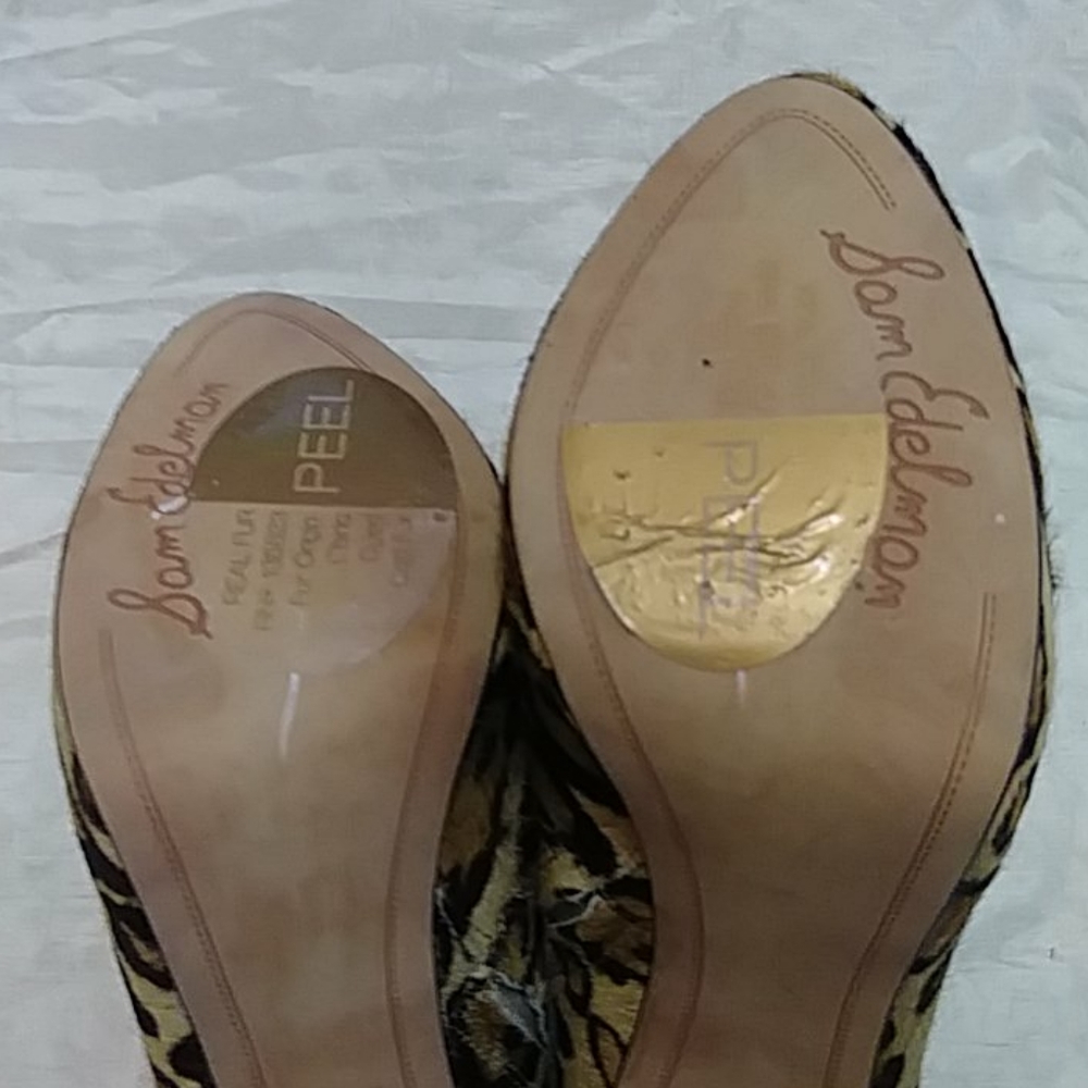 Sam Edelman Leopard Print Booties - Picture 5 of 5
